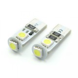 Becuri LED Pozitie T10 Alb Canbus, 2 buc, 12V, 3W, SMD