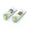 leduri pozitie T 10 LED ALB 2 buc CANBUS
