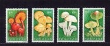 Serie Completă 4 Timbre Insulele Feroe 1997 Ciuperci Hygrocybe Astrid Andreasen Neștampilate - A875