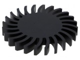 Radiator LED 85mm negru