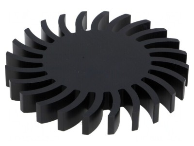 Radiator LED 85mm negru foto