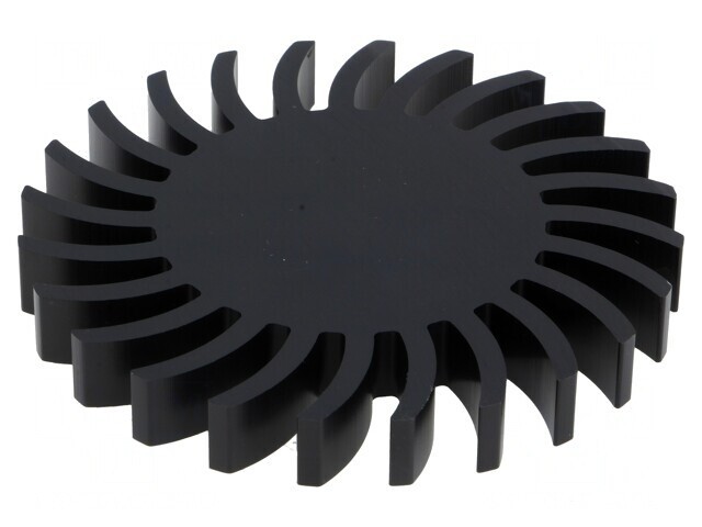 Radiator LED 85mm negru