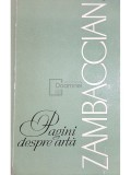 Zambaccian - Pagini despre arta (Editia: 1965)