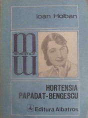 HORTENSIA PAPADAT-BENGESCU-IOAN HOLBAN foto