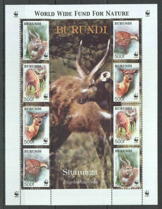 BURUNDI 2004 WWF ANTILOPE