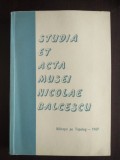 Studia et acta Musei Nicolae Bălcescu (1969)