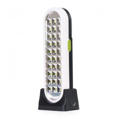 Lampa Led Lucru 30W MRG MGD6830 , 30 LED SMD, ,Acumulator, USB, Alb C1075