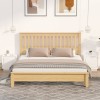 Gossi noptiere 2 buc, alb extralucios, 44x35x45 cm, lemn prelucrat