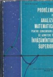 Probleme de analiza matematica pentru concursurile de admitere in invatamantul superior - Marcel N. Rosculet, Ovidiu I. Popescu