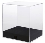 Vitrina-Cub 120 x 120 x 140 mm prezentare figurine machete roci minerale ceasuri