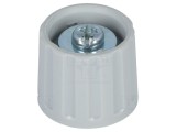 Buton rotativ poliamidă gri &Oslash;6mm 21x17,5mm