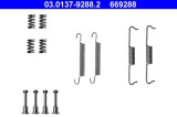 ATE 03.0137-9288.2 set accesorii, saboti frana parcare