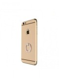 Husa iPhone 6 / 6S Elegance Luxury 3in1 cu Inel Auriu, Rezistenta la Socuri, Praf si Zgarieturi, Carcasa Protectie Telefon Apple