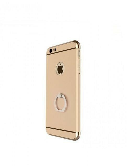 Husa pentru Apple iPhone 6 / iPhone 6S Elegance Luxury 3in1 Inel Auriu