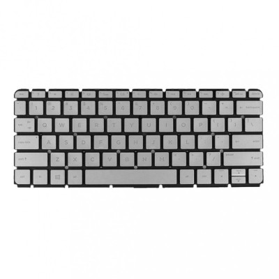 Tastatura Laptop, HP, Envy 13-AB, 13-AB105TX, 13-ab023TU, 6037B0128314, iluminata, argintie foto