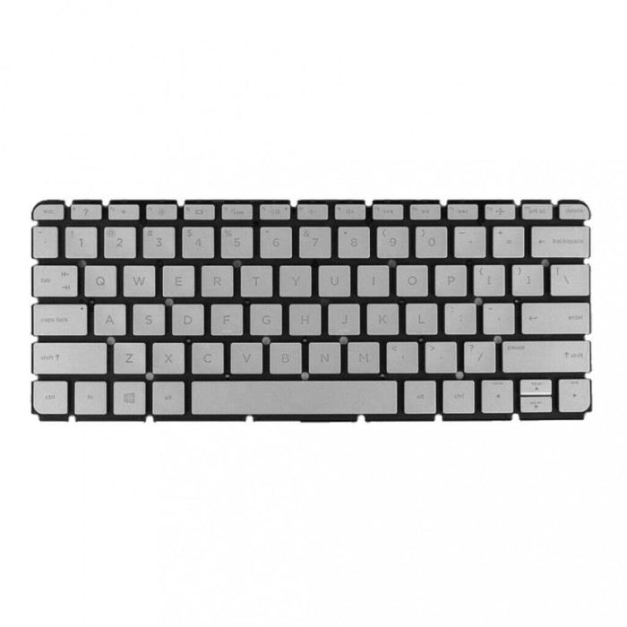 Tastatura Laptop, HP, Envy 13-AB, 13-AB105TX, 13-ab023TU, 6037B0128314, iluminata, argintie