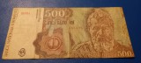 Bancnota 500 lei 1991 Constantin Brancuși