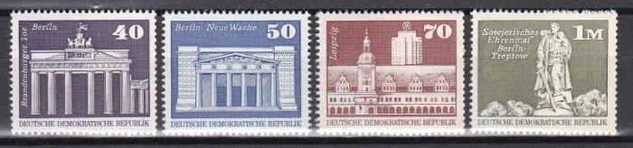 Germania RDG 1973 - Clădiri, MNH