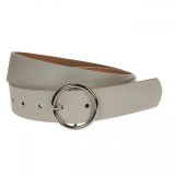 Curea dama, casual-eleganta, din piele ecologica, latime 3 cm, alb - CRD001ALB, CK LEATHER