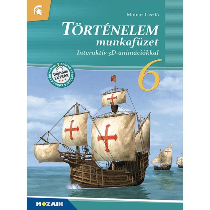 T&ouml;rt&eacute;nelem 6. munkaf&uuml;zet - Interakt&iacute;v 3D-anim&aacute;ci&oacute;kkal - MS-2861U - Moln&aacute;r L&aacute;szl&oacute;