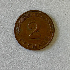 Moneda 2 PFENNIG - 1964 D - Germania - bronz - KM 106 (210)