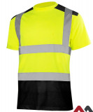 Cumpara ieftin Tricou de lucru cu benzi reflectorizante T-REF2 galben si negru