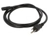 Cablu Alimentare 2m Negru IEC C13 la NEMA 5-15