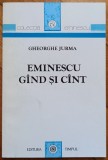 Eminescu gand si cant - Gheorghe Jurma// dedicatie autor pentru Ion Caramitru