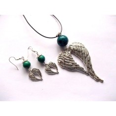 Set aripi ingerasi cu crisocolla 48152
