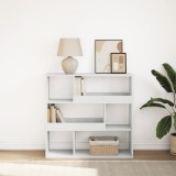 VidaXL Bibliotecă/Separator cameră, alb, 100x33x94,5 cm