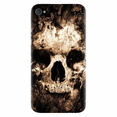 Husa silicon pentru Apple Iphone 4 / 4S, Zombie Skull foto