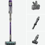 Aspirator vertical fara fir Shark PowerDetect IP1251EUT, tehnologie DirectionDetect, Anti Hair Wrap Plus, autonomie pana la 70 min, mov-gri