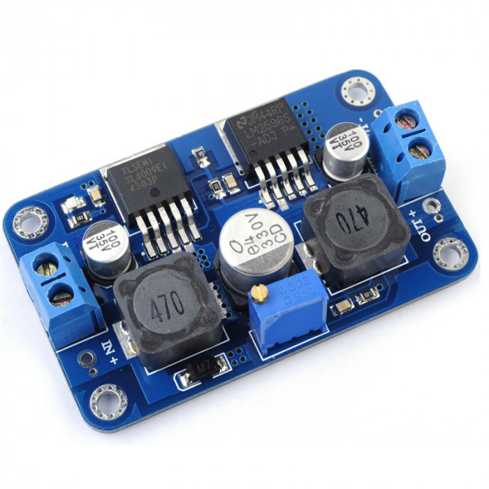 DC-DC converter step-up-down, IN:3.5-28V, OUT:1.25-26V (LM2577S/LM2596S)(DC855)