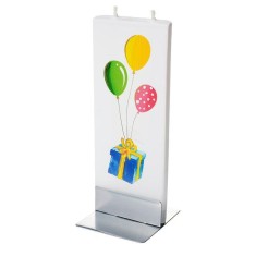 Lumanare plata pictata baloane Flatyz
