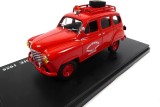 Macheta Renault Colorale Prairie 4x4 Break Incendie 1955 1:43 replica metal rosu
