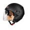 Casca scuter SMK COOPER MAT BLACK, marimea XS