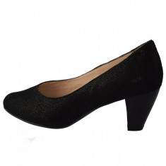 Pantofi dama, din piele naturala, Alpina, 8118-9-01-23, negru foto
