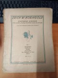 AS - PARTITURA - ERICH W. KORNGOLD - EINFACHE LIEDER