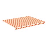 Cumpara ieftin Panza de rezerva copertina, galben si portocaliu, 4,5x3,5 m