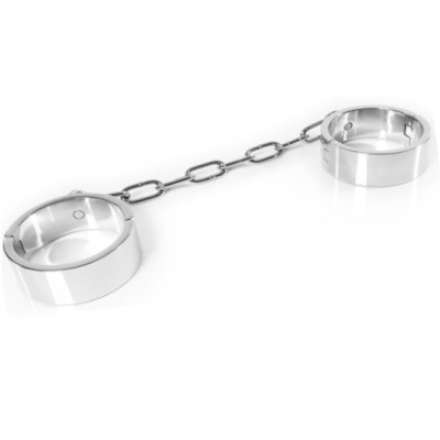 METAL HARD - ANKLE HANDCUFFS WITH ALLEN KEY SUBMISSION BDSM foto
