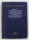 REPERTORIU DE PRACTICA JUDICIARA IN MATERIE CIVILA A TRIBUNALULUI SUPREM SI A ALTOR INSTANTE JUDECATORESTI PE ANII 1952 - 1969 de IOAN G. MIHUTA si AL