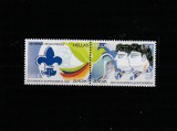 Grecia 2007 - Europa CEPT , Cercetasi, serie 2valori, diptic, MNH, Mi.2421A-2422A, cota 9