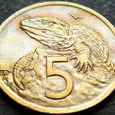 Moneda exotica 5 CENTI - NOUA ZEELANDA, anul 1974 *cod 1917 A