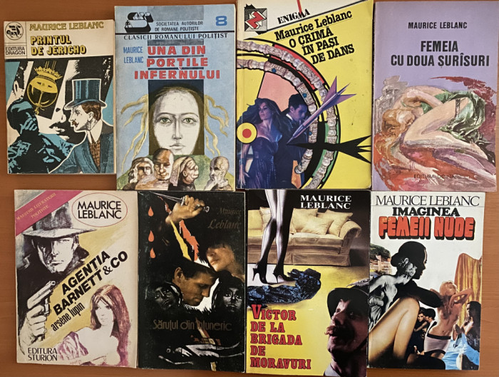 Cărți polițiste de Maurice Leblanc