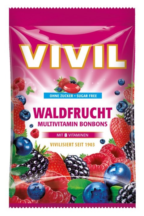 VIVIL MULTIVITAMINE FR.PAD.F.ZAHAR 60GR