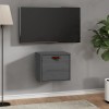 VidaXL Dulap de perete, gri, 40x30x35 cm, lemn masiv de pin 818347