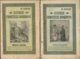C9801N Istoria comerțului rom&acirc;nesc de Nicolae Iorga, 1925, volumele I și II