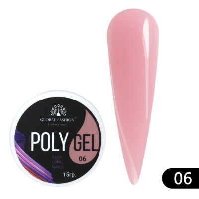 Polygel Global Fashion, 15ml, #6 foto