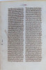 Manuscris - Foaie originală dintr-o Biblie - Anul 1250