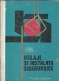 Carte Utilaje si Instalatii Siderurgice Ion Oprescu Editura Didactica si Pedagogica 1968
